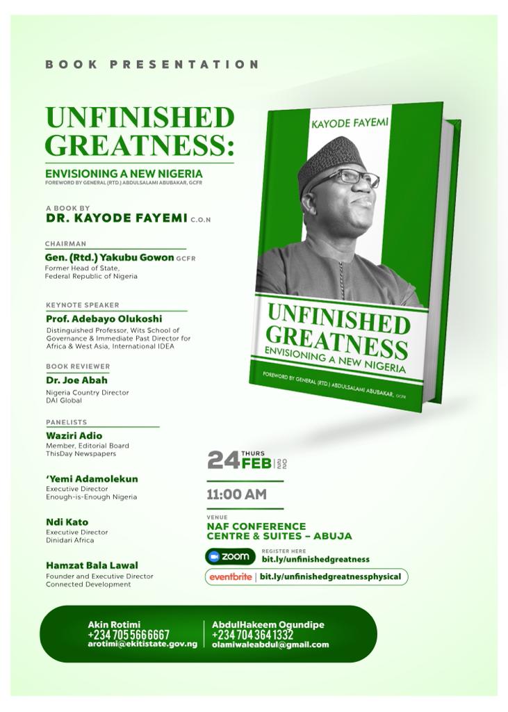 Fayemi book launch